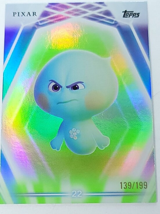 2026 Topps Disney Neon Mickey Mouse Chrome Etch Refractor  22 Soul Topps 2026 Disney Neon Holo Parallel Refractor Limited 139/199